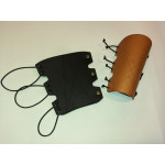 Bőr gumis alkarvédő