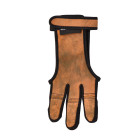 SHOOTING GLOVE COMFY FULL PALM LEATHER WITH REINFORCED FINGERTIPS M