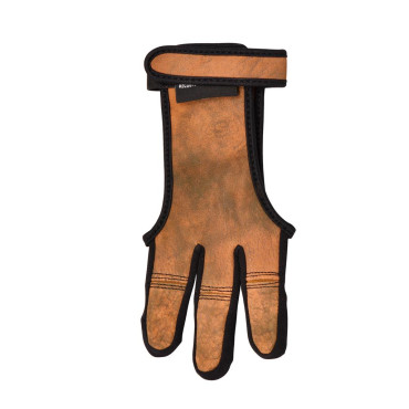 SHOOTING GLOVE COMFY FULL PALM LEATHER WITH REINFORCED FINGERTIPS XL